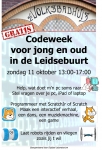De activiteit '￼Codeweek voor jong en oud in de Leidsebuurt' van Het Badhuis wordt u aangeboden door dekleineladder.nl uit Haarlem