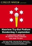 De activiteit 'Haarlems Comedy Try-out Podium' van Circus Hakim wordt u aangeboden door dekleineladder.nl uit Haarlem