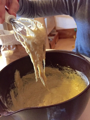 Altijd leuk om de garde even omhoog te houden en te zien hoe de massa naar beneden druipt