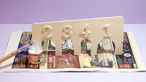 Nog even lakken en hij is af