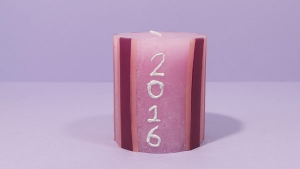 Met vloeibare bijenwas kan je kind of kun jij voor je kind een leuke boodschap opschrijven