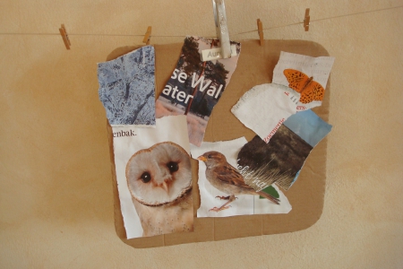 Deze mooie collage werd gemaakt door één van de kindjes in Het Bonte Huis in Haarlem