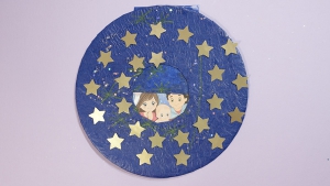 Wanneer je voor de methode kiest van de 24 sterren maf het plaatje van Jezus natuurlijk ook te voor schijn komen