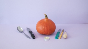 Wat heb je nodig om deze mooie lampion van een pompoen te maken?