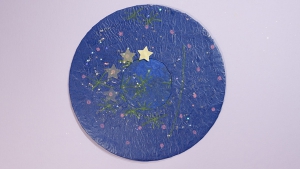 De zelfgemaakte kalender is af, en de sterren mogen gaan reizen