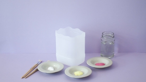 Zet de verfspullen klaar