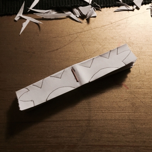 Teken de vormen af die de sneeuwster straks zal hebben